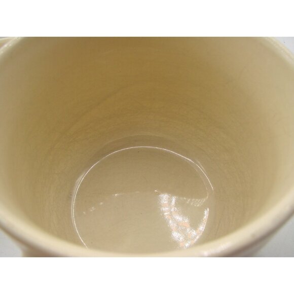 Set 2 California Pantry Classic Large Ceramic Coffee Tea Mug Bowls Tan Checkered - Picture 6 of 10